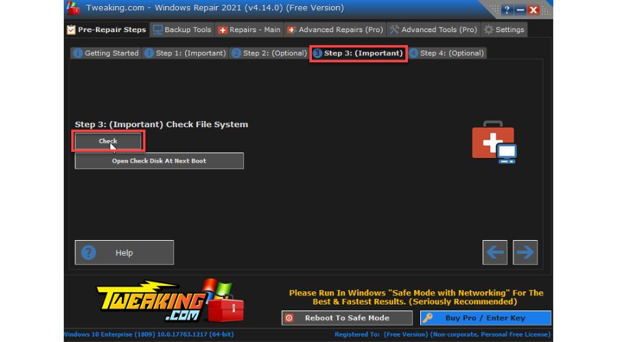 Best Windows 10 Repair Tools - CHKDSK